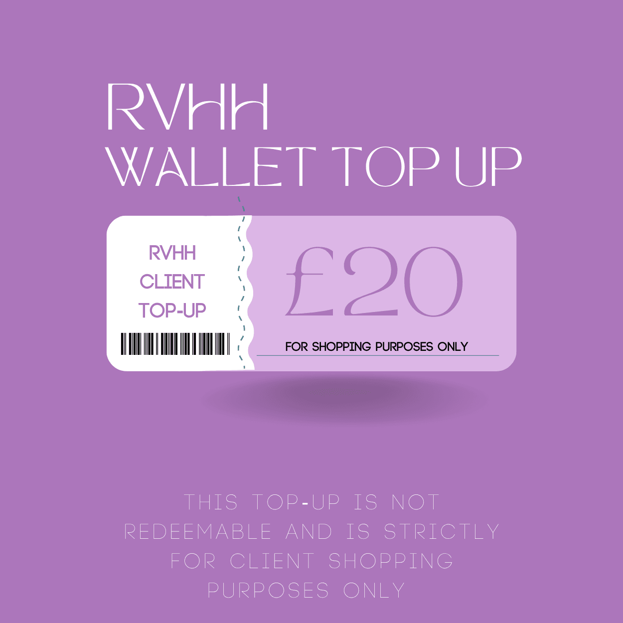 RVHH £20 Top up (1)