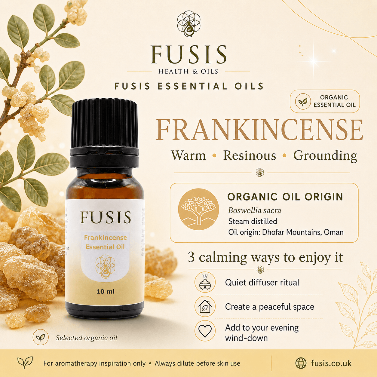 fusis frankincense essential oil